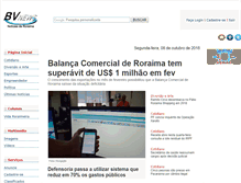 Tablet Screenshot of bvnews.com.br